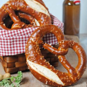 questa immagine rappresenta i miei Bretzels ricetta di pasticciandoconlafranca